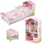 Set Mobilier Dollhouse (pat, noptiera, biblioteca)